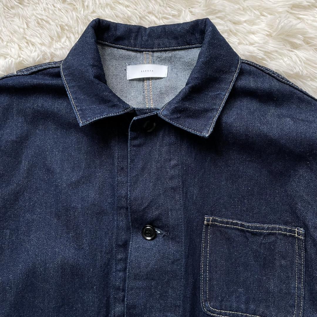 デニムカバーオール sizeFREE　Indigo　かぐれ