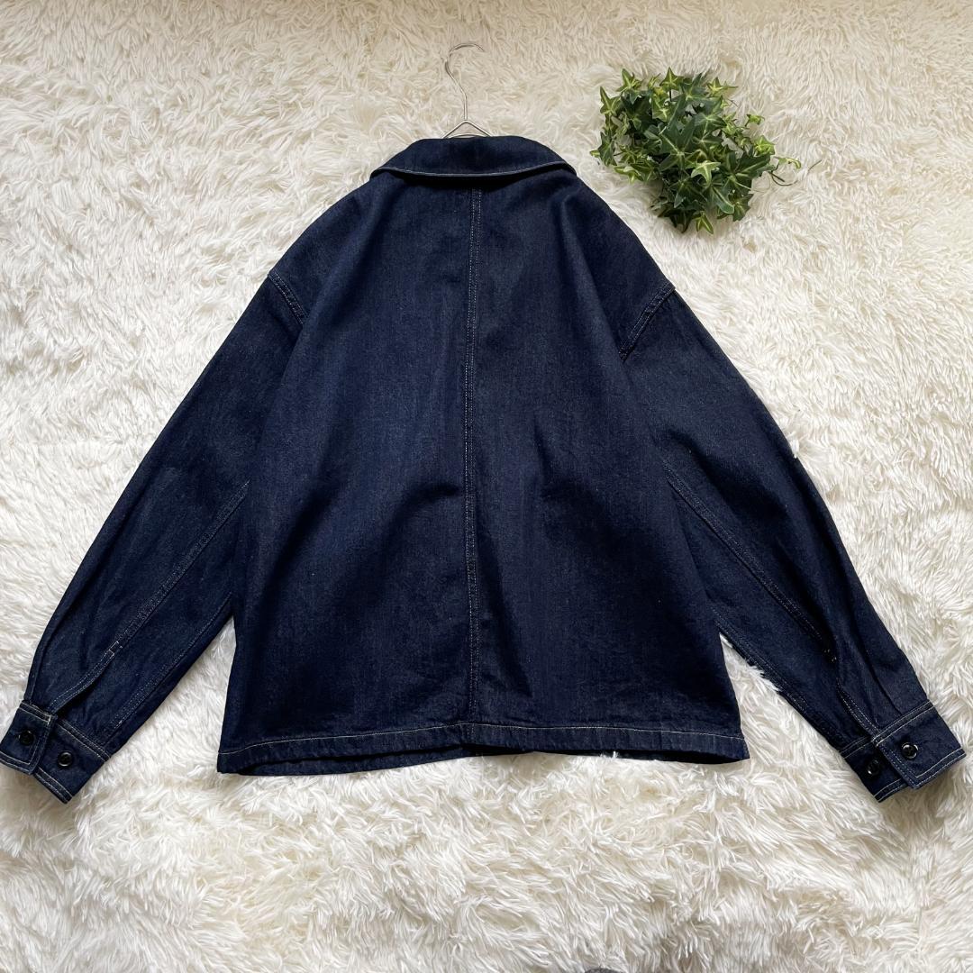 デニムカバーオール sizeFREE　Indigo　かぐれ