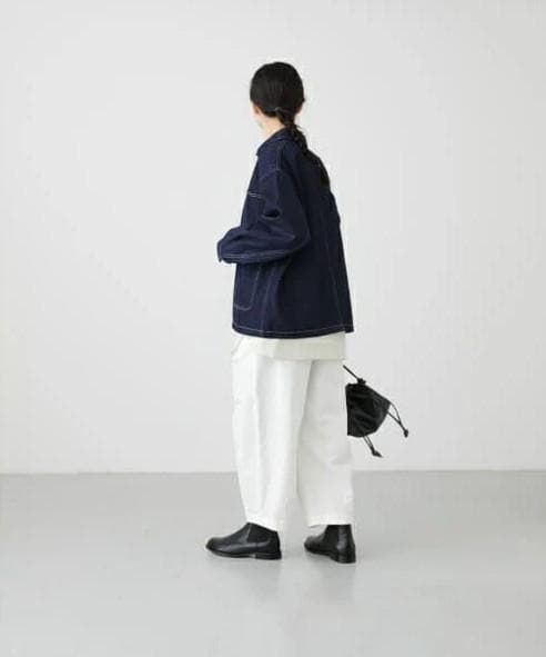 デニムカバーオール sizeFREE　Indigo　かぐれ