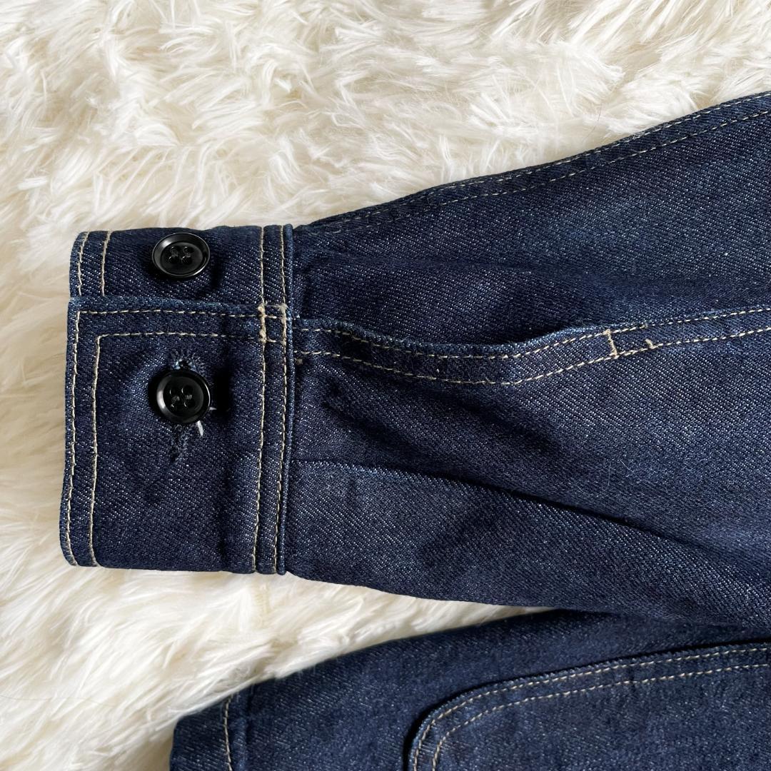 デニムカバーオール sizeFREE　Indigo　かぐれ