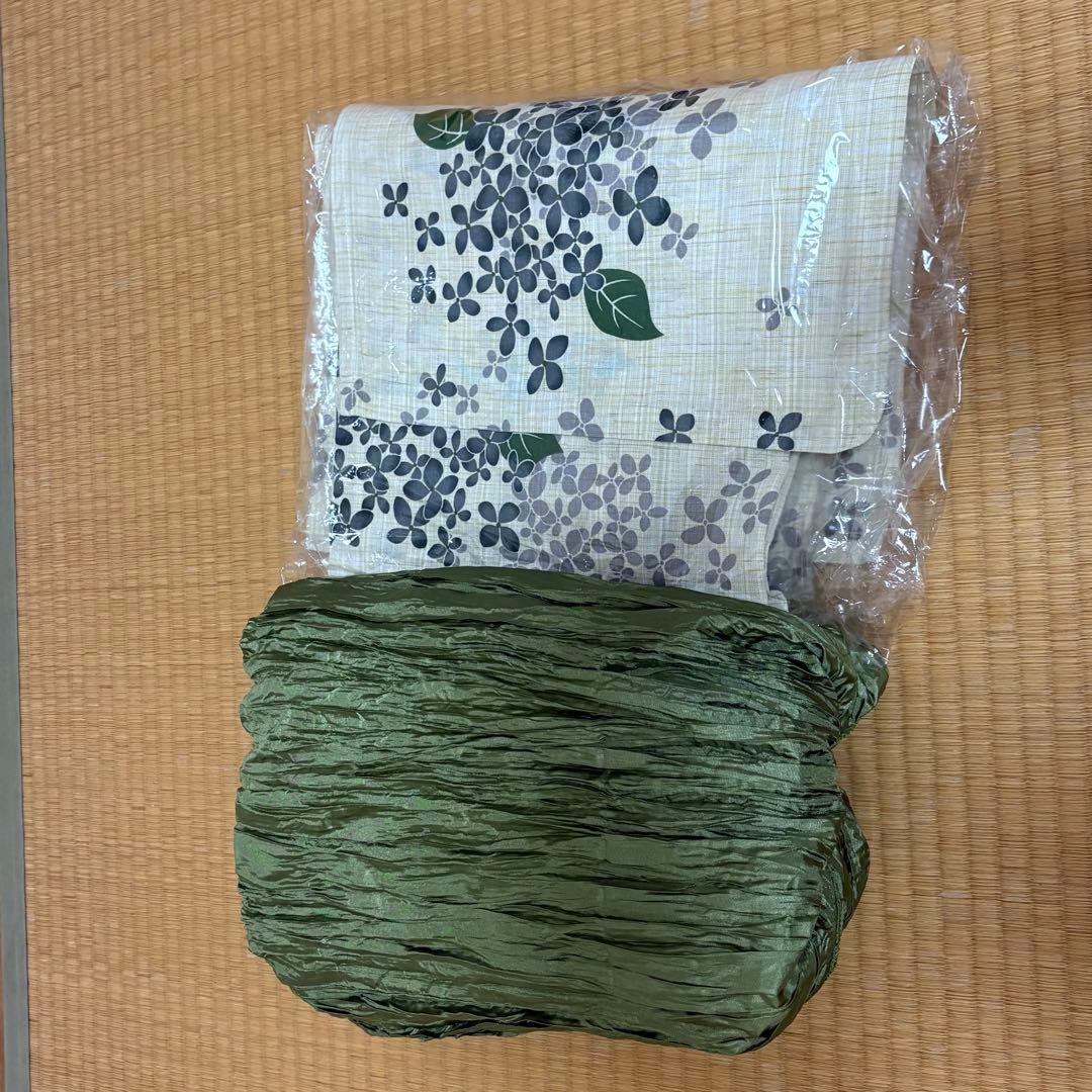 utatane 浴衣3点セット 花柄 あじさい