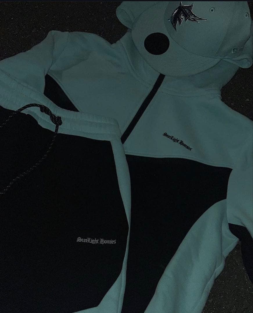 SunLight Homies テックフリース ティファニーブルー セットアップ