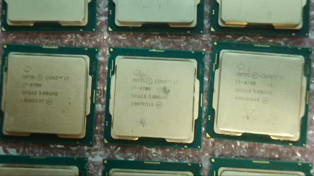 core i7 9700KF 9700K 9700 まとめ売り動作確認済み