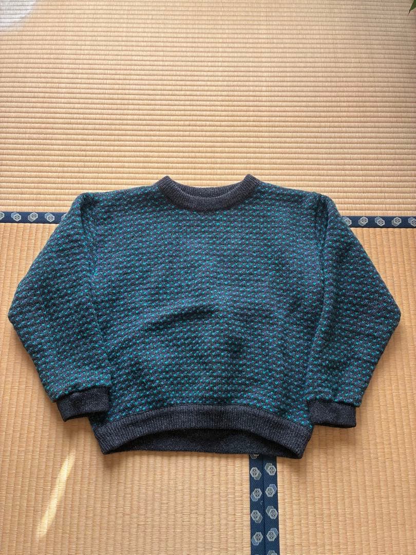 ゆ*️様 80s llbean バーズアイ セーター レアカラー