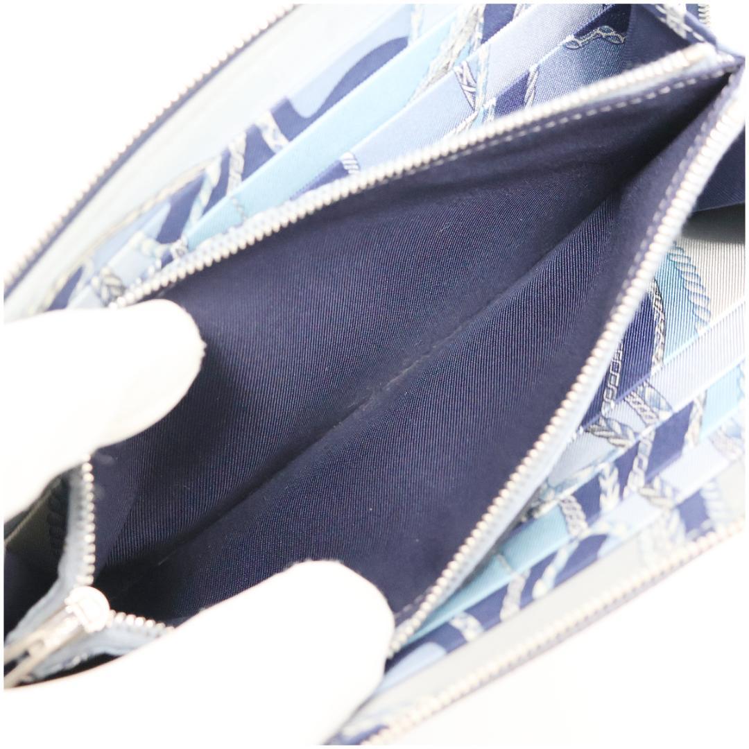 エルメス アザップ シルクイン ロング ブルーネイビー エプソン D刻印 箱付