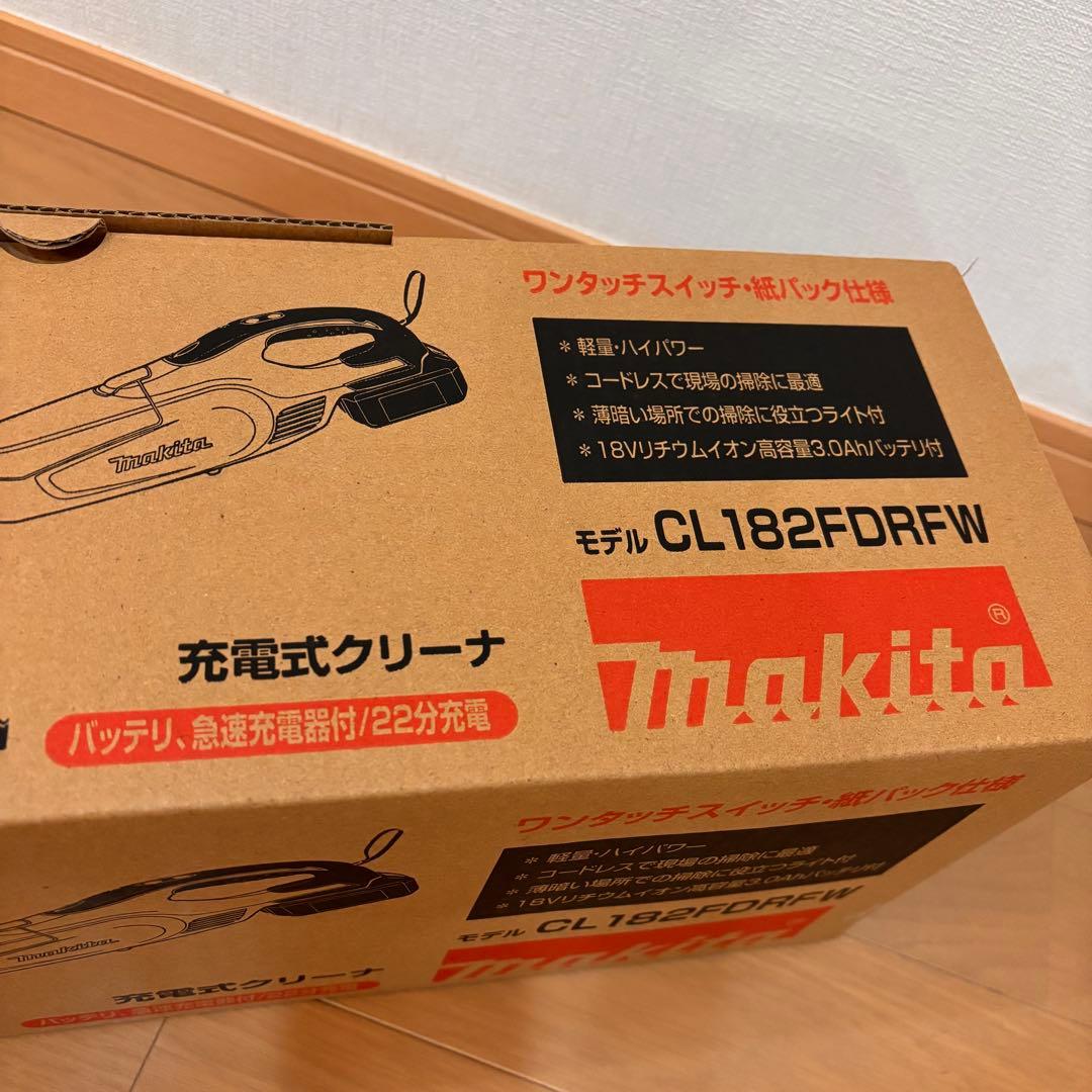 新品未使用 マキタ CL182FDRFW クリーナー