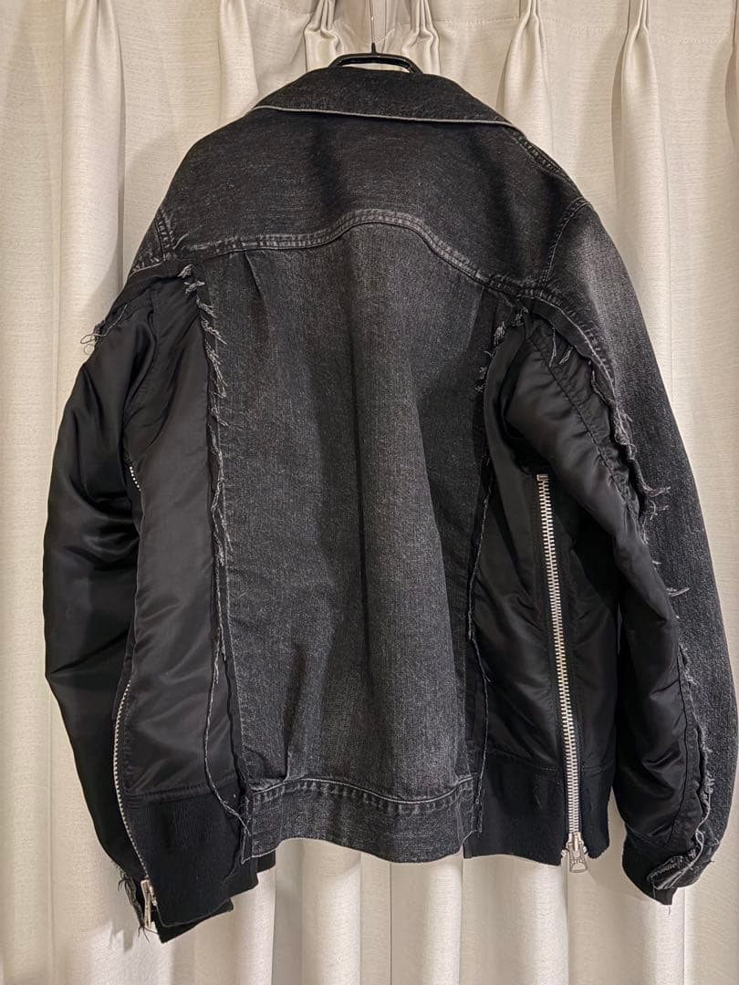 sacai Denim Nylon Twill Jacketサイズ1