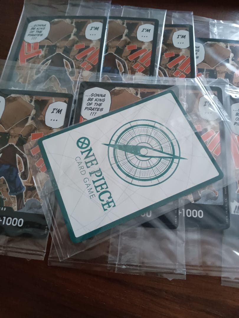 未開封ドンカード　ルフィvsクロコダイル　英語版10枚 ①