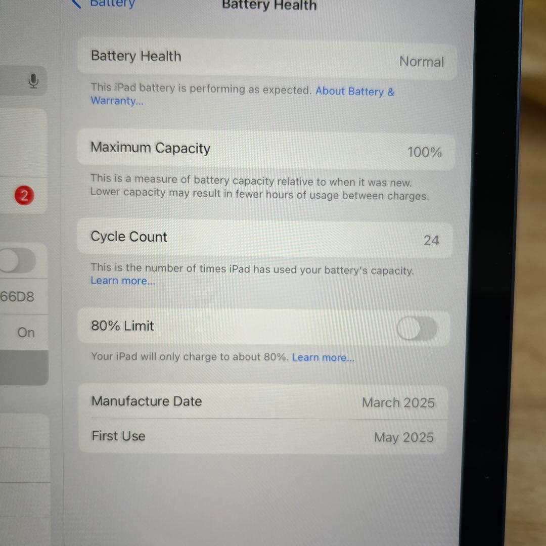 iPad Wi-Fiモデル 128GB - ブルー　AppleCare付