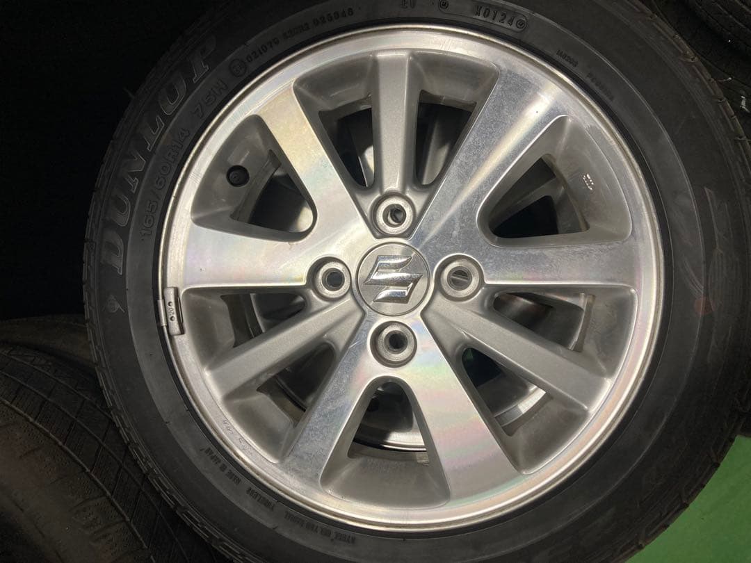 タイヤ新品！　ホイールほぼ新車外し　165/60R14 1本
