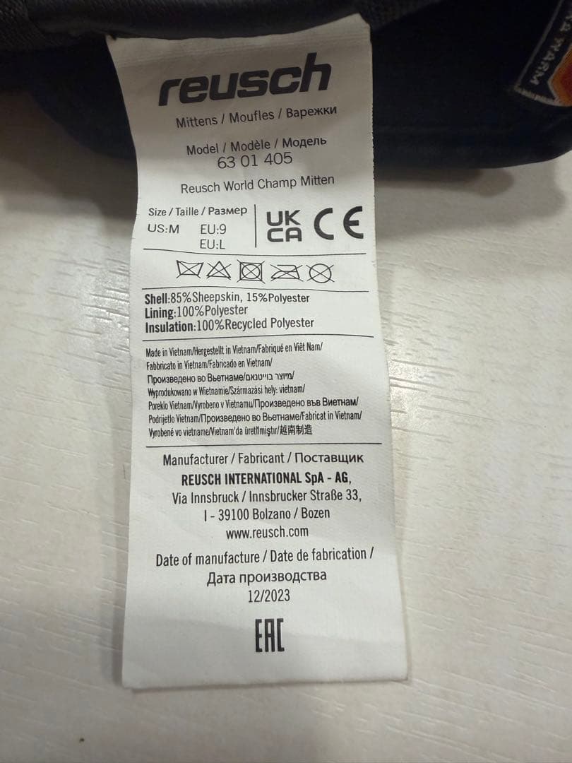 canjap 様　　専用　24•25 REUSCH ロイシュ スキー グローブ