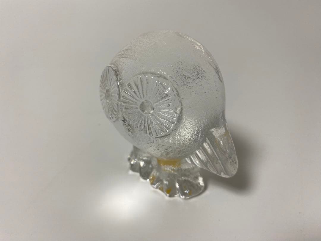 リサラーソン　ロイヤルクローナ　フクロウ　クリスタルガラス　置物　オブジェ