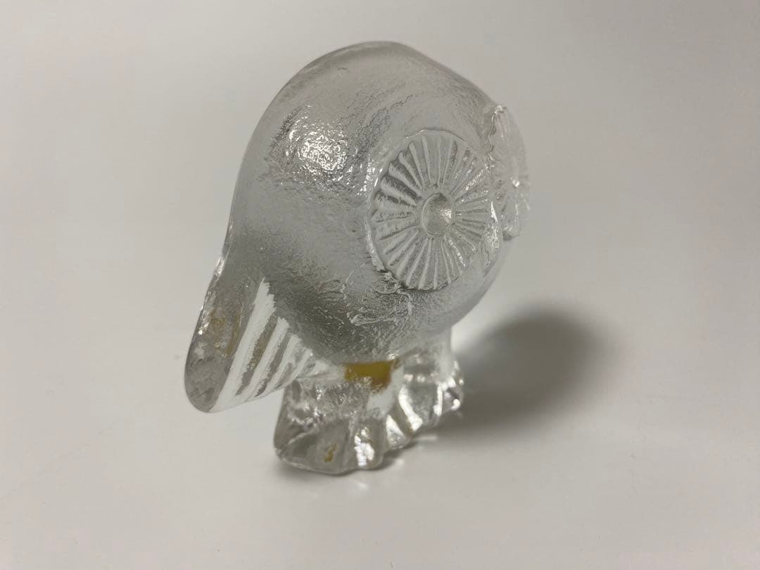 リサラーソン　ロイヤルクローナ　フクロウ　クリスタルガラス　置物　オブジェ