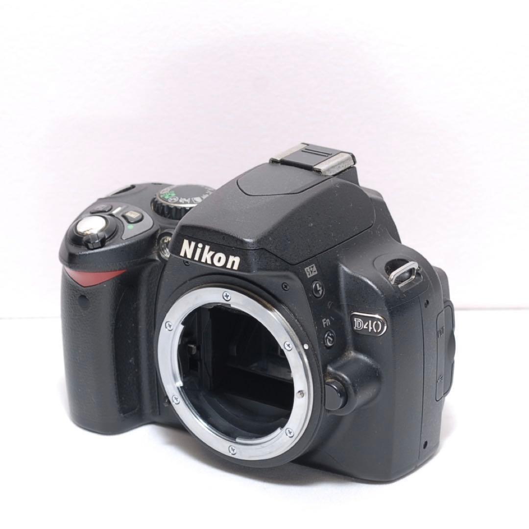 ✨美品✨届いたらすぐに使えます✨Nikon D40✨シングルレンズ✨簡単操作✨