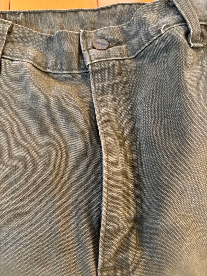 ヴィンテージ carhartt ダック地ペインターパンツ カーキ W33×L32