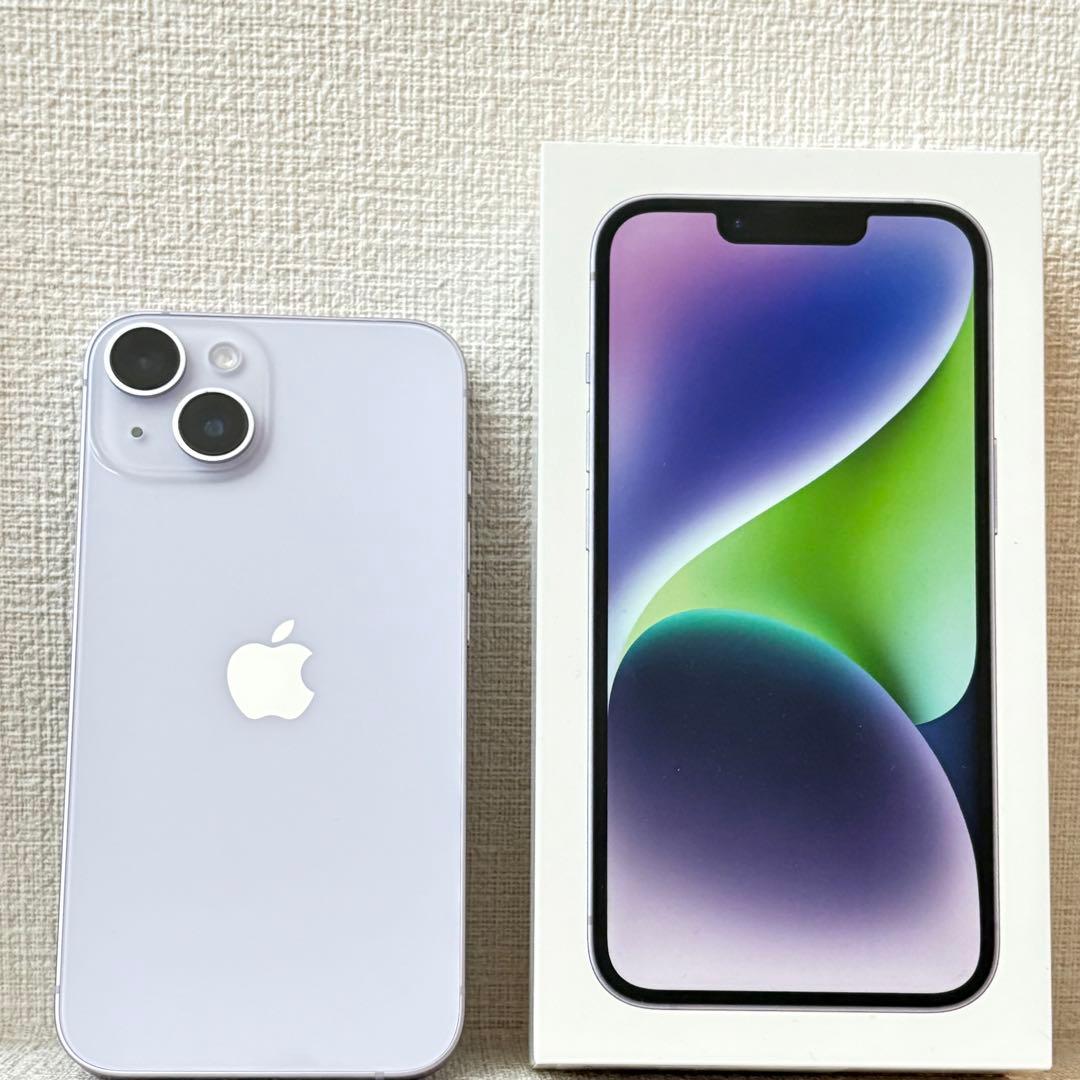 Apple iPhone 14 パープル 256GB 本体 充電ケーブル付