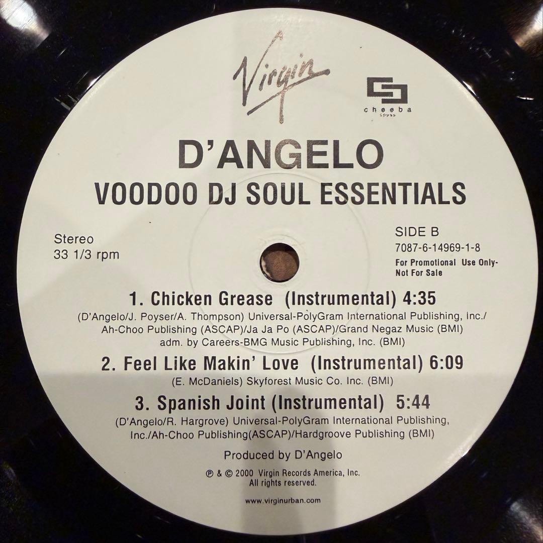 【放出】D'Angelo Voodoo DJ soul Essentials