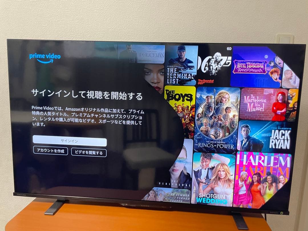 【美品】REGZA 43型 4k液晶テレビ 2021年製 Android TV