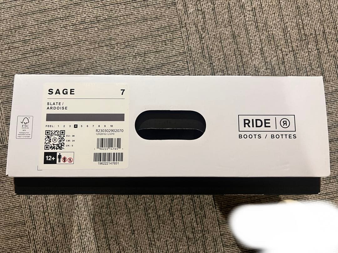 RIDE SAGE スノーボードブーツ 24(7)