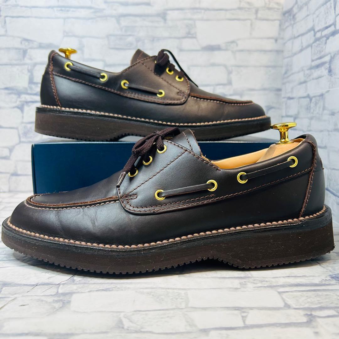 未使用級 Regal Walker 3アイレットモカ 604 ブラウン 25.5