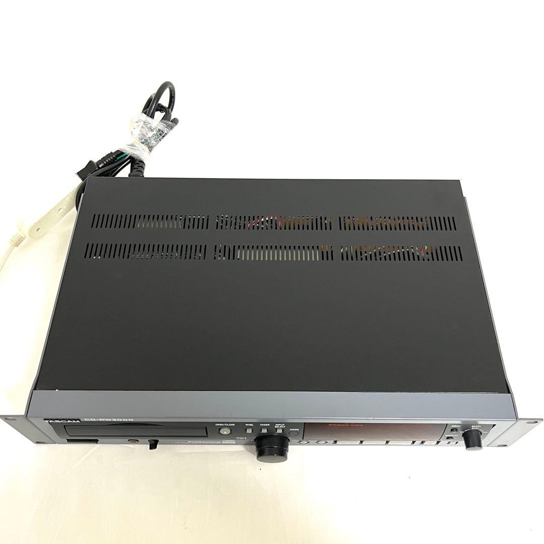 【録再OK】TASCAM 業務用CDレコーダー CD-RW2000 タスカム