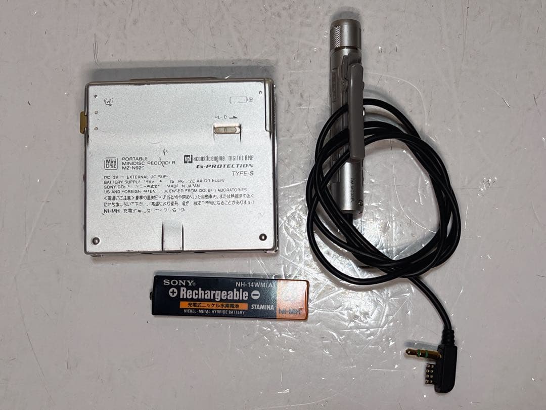 SONY ポータブルMDレコーダー MZ-N920