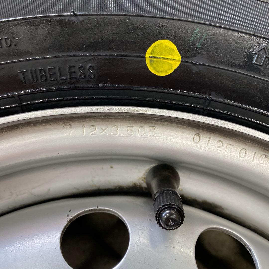 新品ダンロップスタッドレスセット145/80R12LT 軽トラ、軽バン