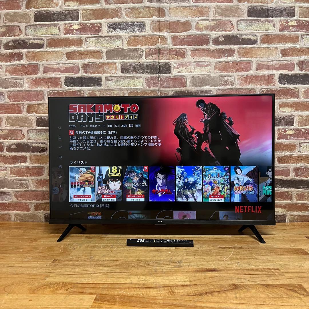 TCL 40V型 液晶テレビ Android TV 40S5200B 2022年