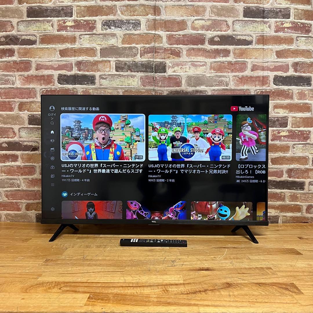 TCL 40V型 液晶テレビ Android TV 40S5200B 2022年