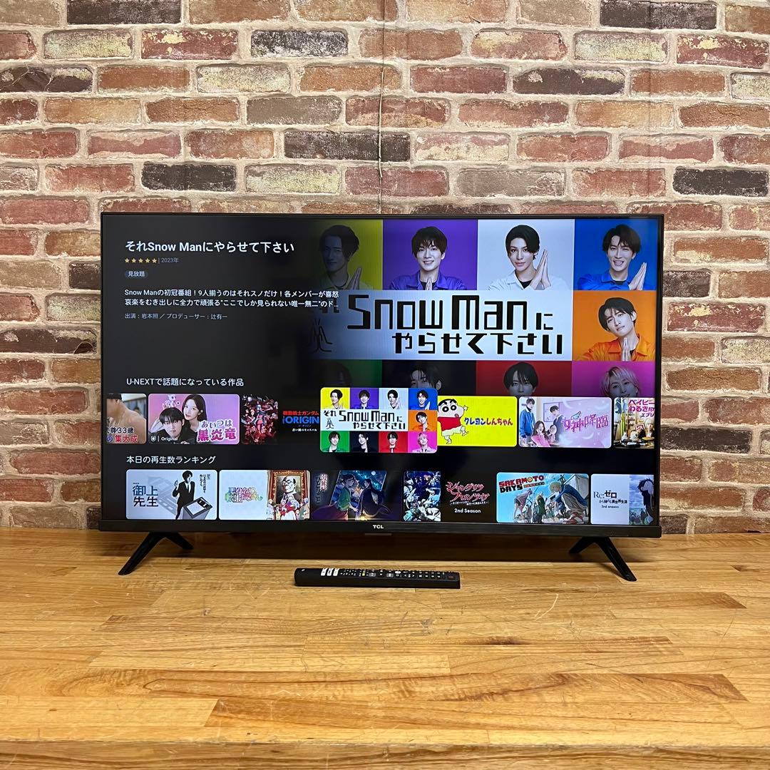TCL 40V型 液晶テレビ Android TV 40S5200B 2022年