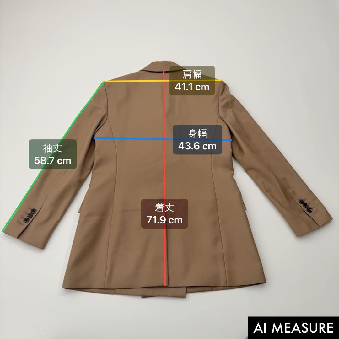 23AW theory ダブル ジャケット Sleek Flannel Slim