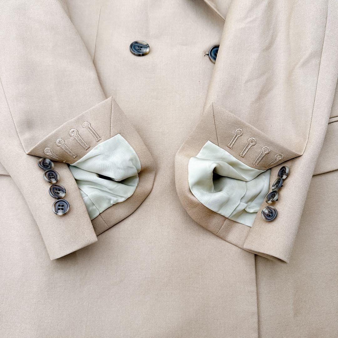 23AW theory ダブル ジャケット Sleek Flannel Slim