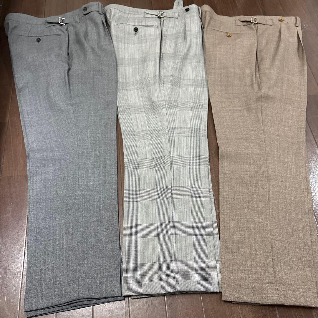 BEAMSF ビームスエフ　スラックス　3本セット