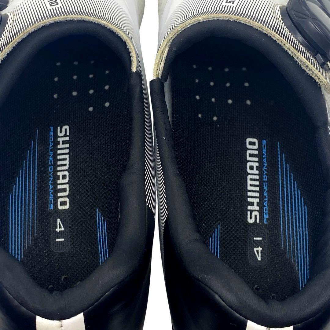 SHIMANO シマノ　25.8 RC7 RC702 シューズ ホワイト 白