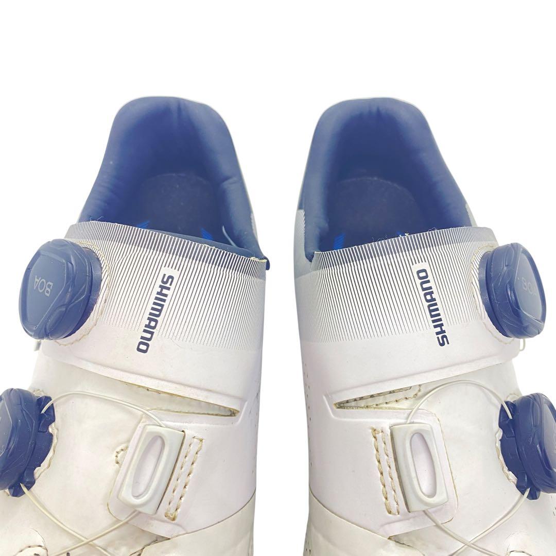 SHIMANO シマノ　25.8 RC7 RC702 シューズ ホワイト 白