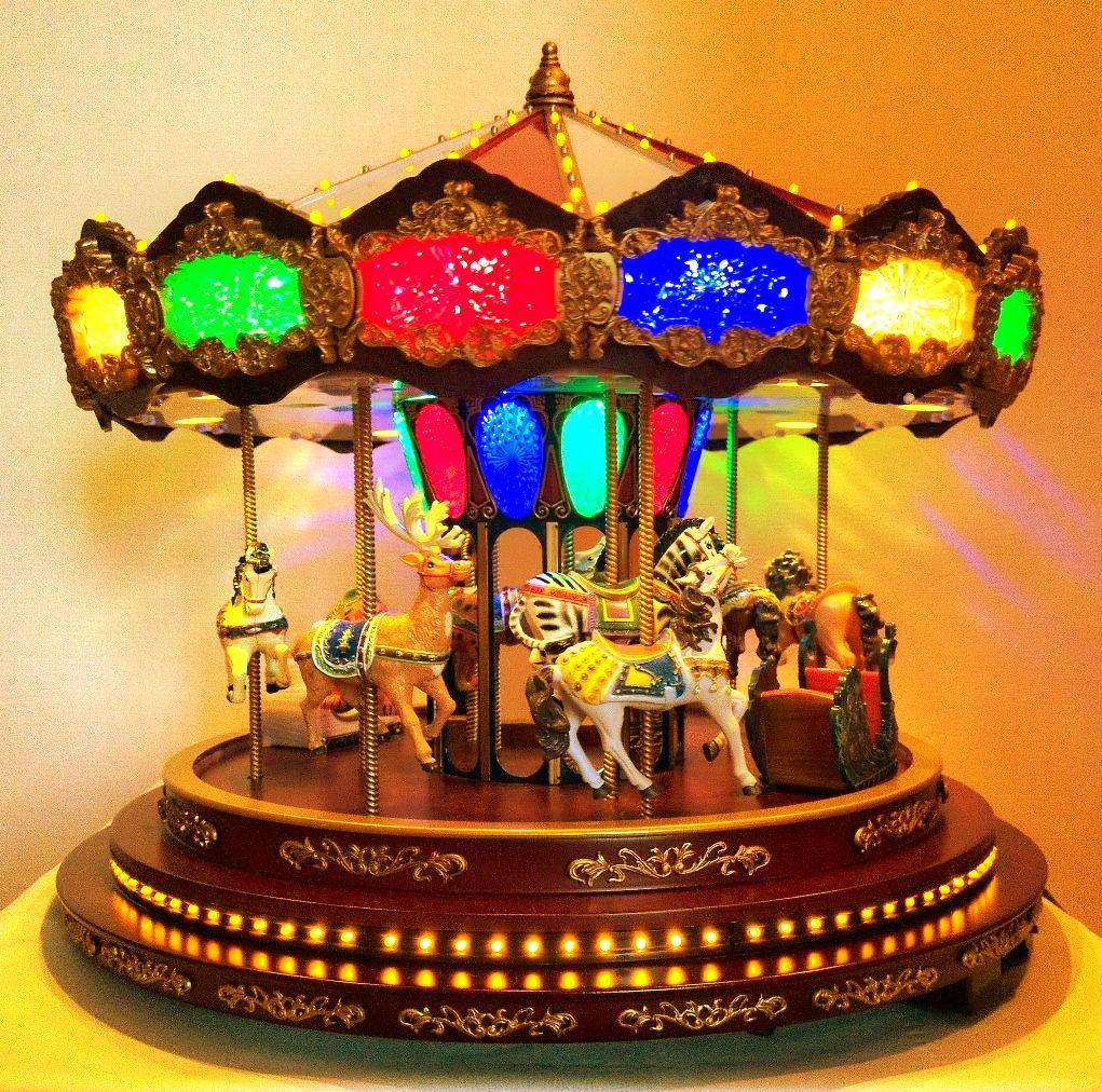 ミスタークリスマス カルーセル　メリーゴーランド　クリスマス　大型　オルゴール