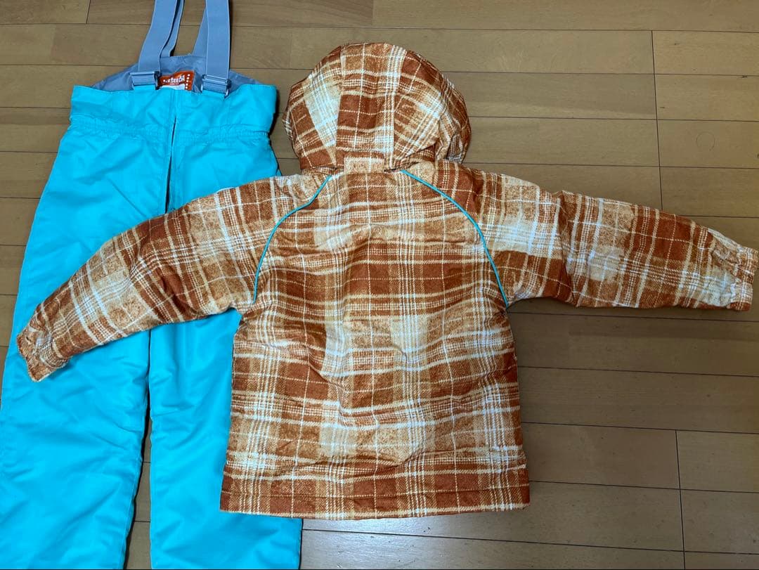 美品 ジュニア用スキー&ウェアフルセット身長85〜120cmくらいのお子様向け