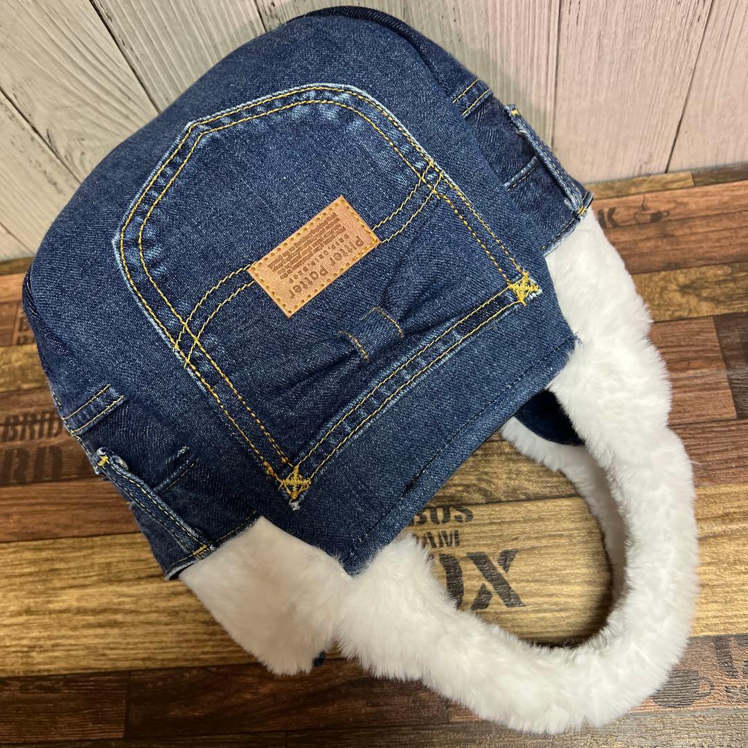 ♾専用♾ ふんわりトートバッグ▸︎▹︎デニムリメイク▸︎▹︎ハンドメイド