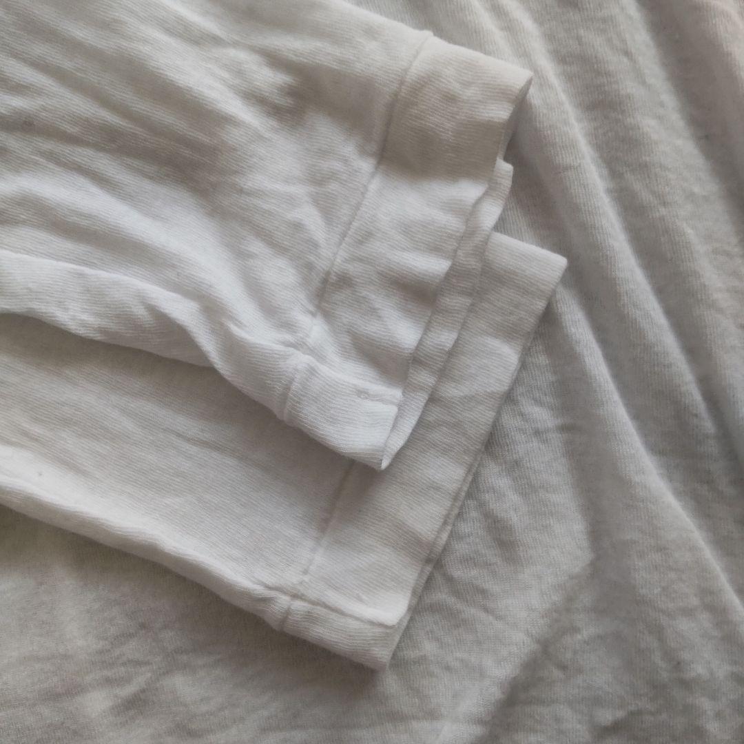 スリードッツ 　ジェシカ　シアー 長袖 　ホワイト