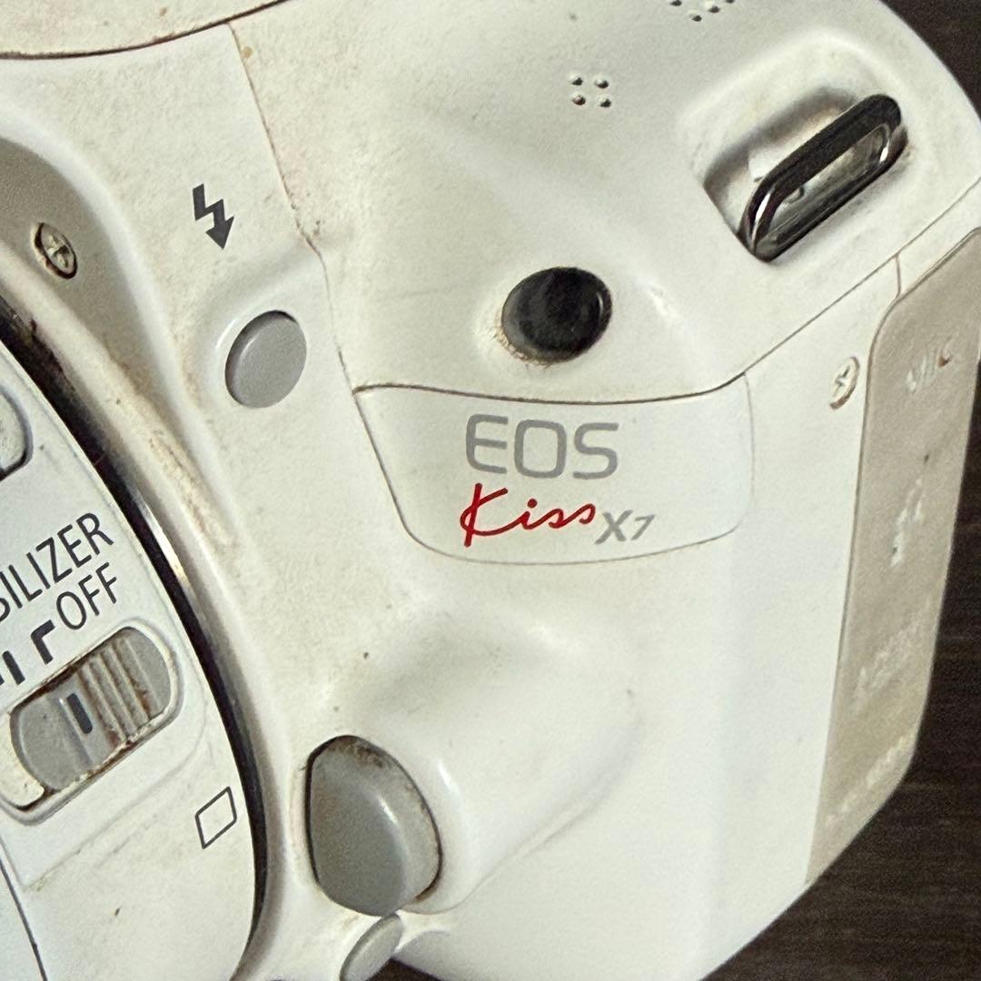Canon EOS Kiss X7 ホワイト レンズ付き【B-70】
