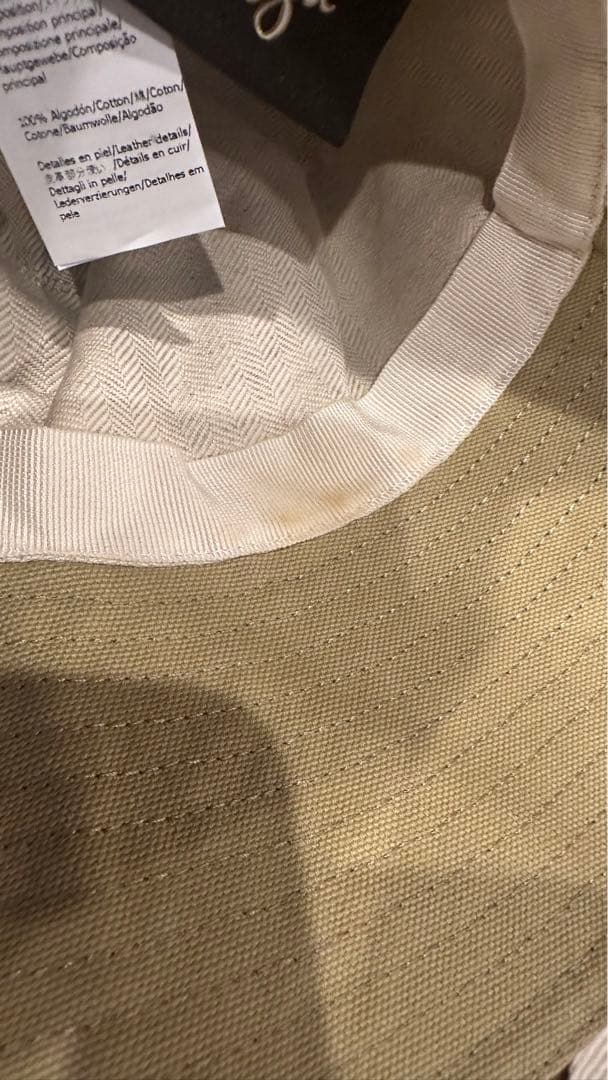 ロエベ　【LOEWE】コットンキャンバス バケットハット