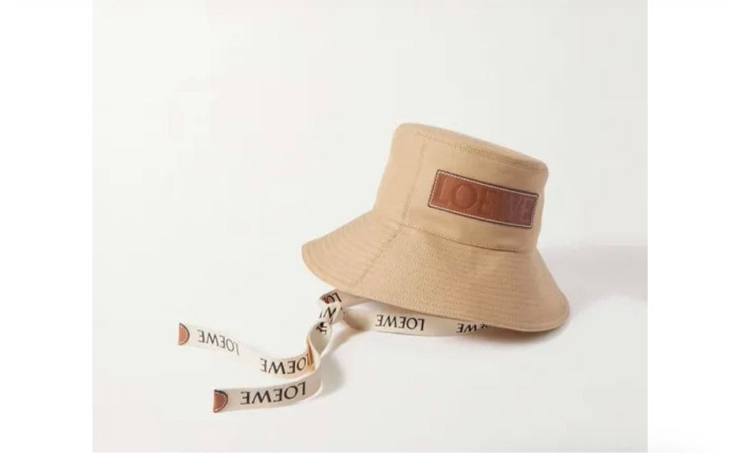 ロエベ　【LOEWE】コットンキャンバス バケットハット