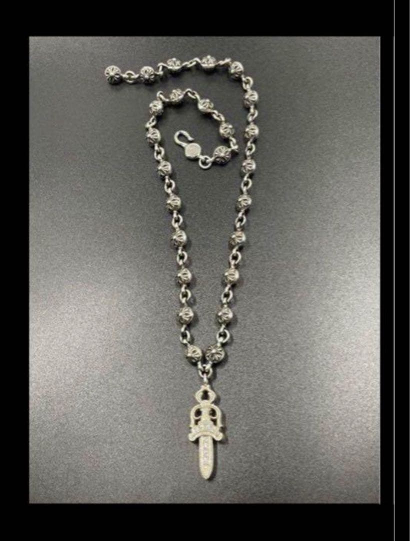 クロムハーツ　クロスボール　ウォレットチェーン　　2クリップ