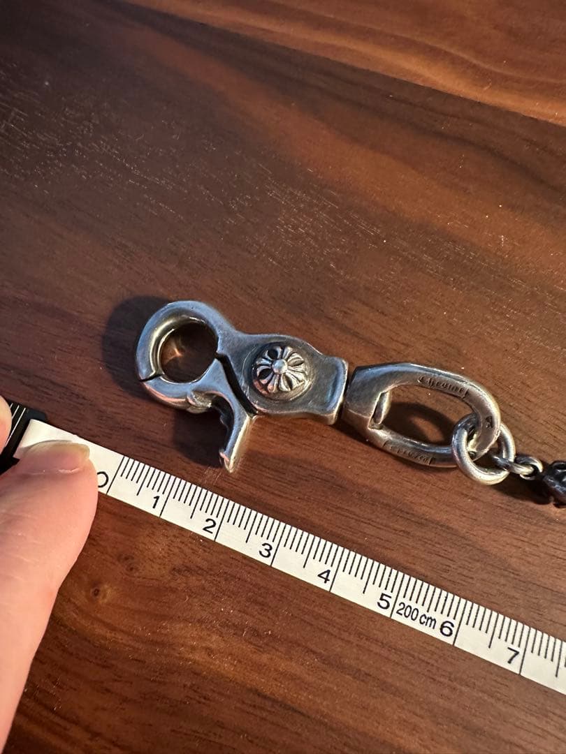 クロムハーツ　クロスボール　ウォレットチェーン　　2クリップ