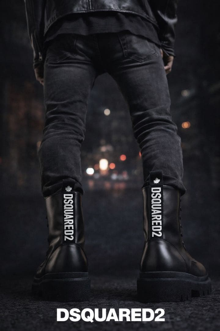 新品未使用dsquared2コンバットブーツ43