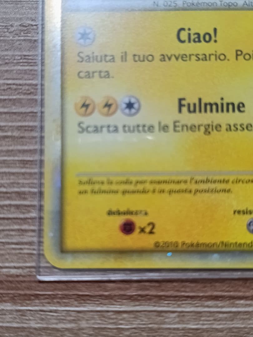 ピカチュウワールドコレクション2010 イタリア