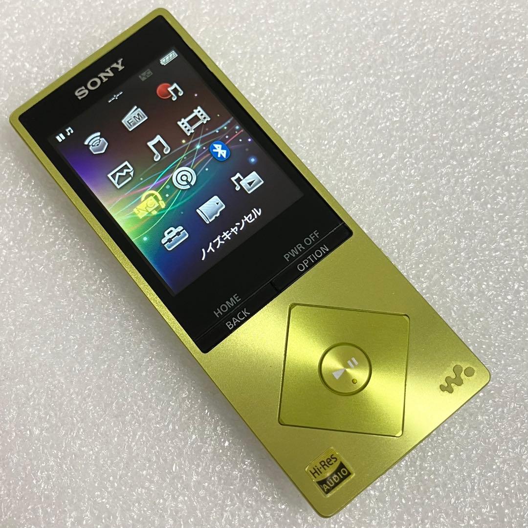 【バッテリー良好】　ソニー　ウォークマン　NW-A25 16GB ライムイエロー