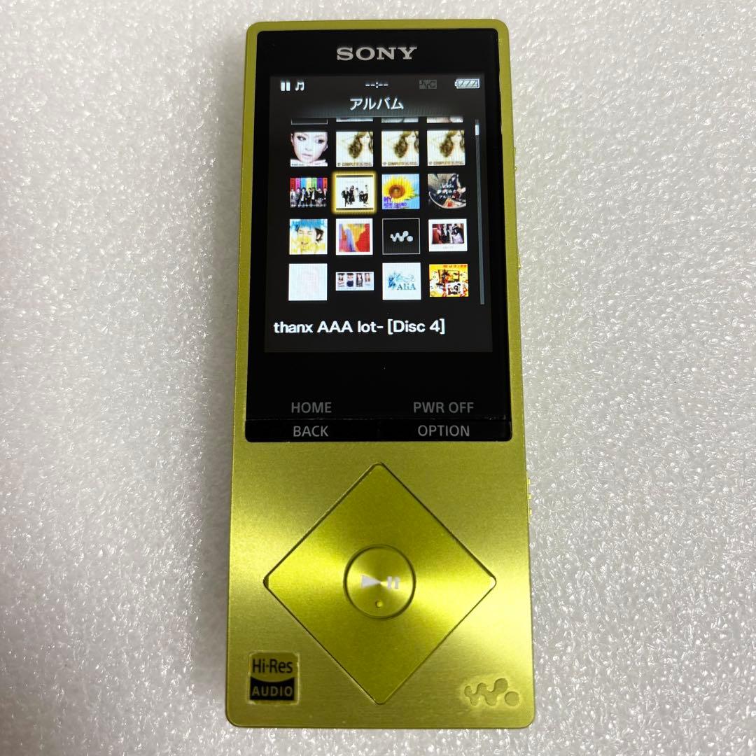 【バッテリー良好】　ソニー　ウォークマン　NW-A25 16GB ライムイエロー
