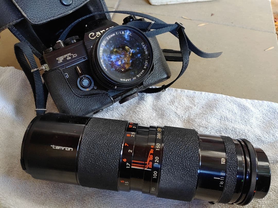 キヤノンカメラ　tamronレンズ
