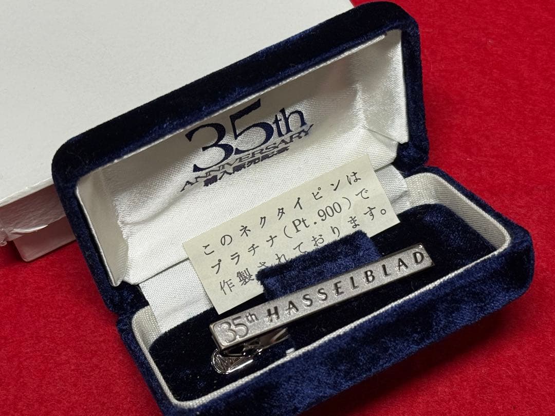HASSELBLAD 35th 輸入販売記念　ネクタイピン　マークPt.900